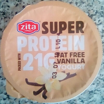 Super protein fat free vanilla yogurt - Προϊόν - en