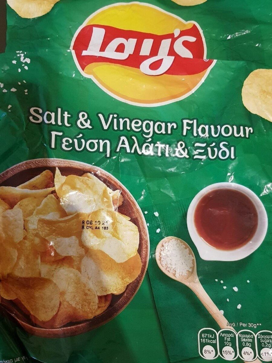Lay's Chips au vinaigre et sel - Διατροφικά στοιχεία - fr