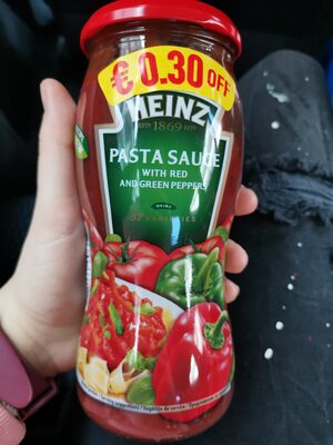 pasta sauce with red & green peppers - 1